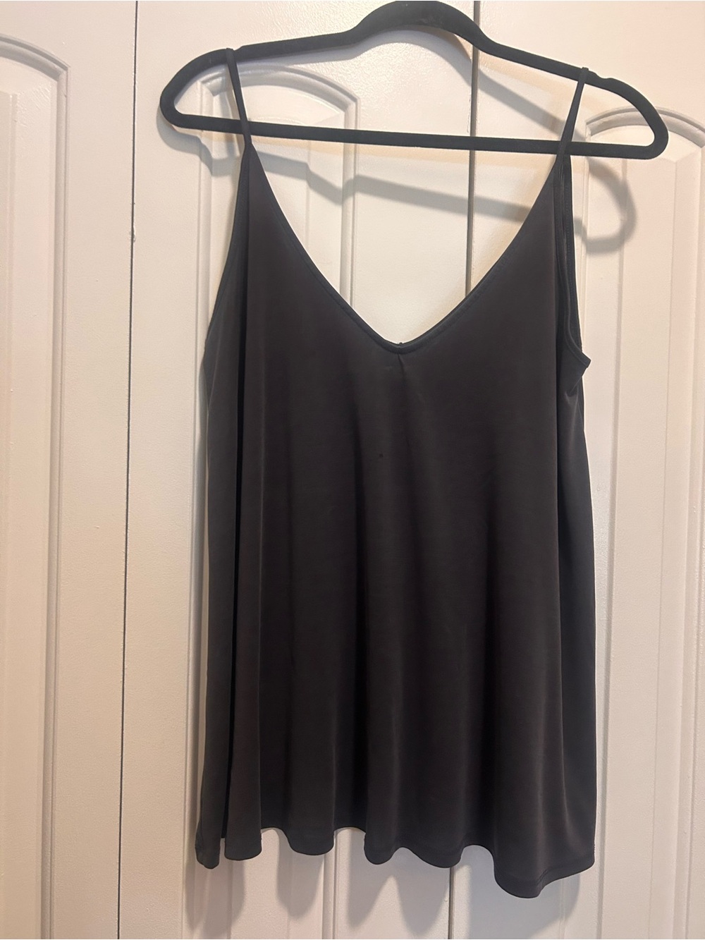 silence + noise Black V-Neck Spaghetti Strap Cami